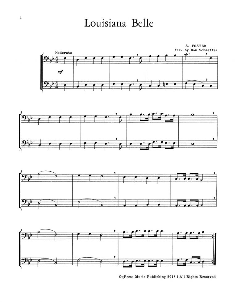 Schaeffer, 21 Rhythmic Duets for Trombone-p06