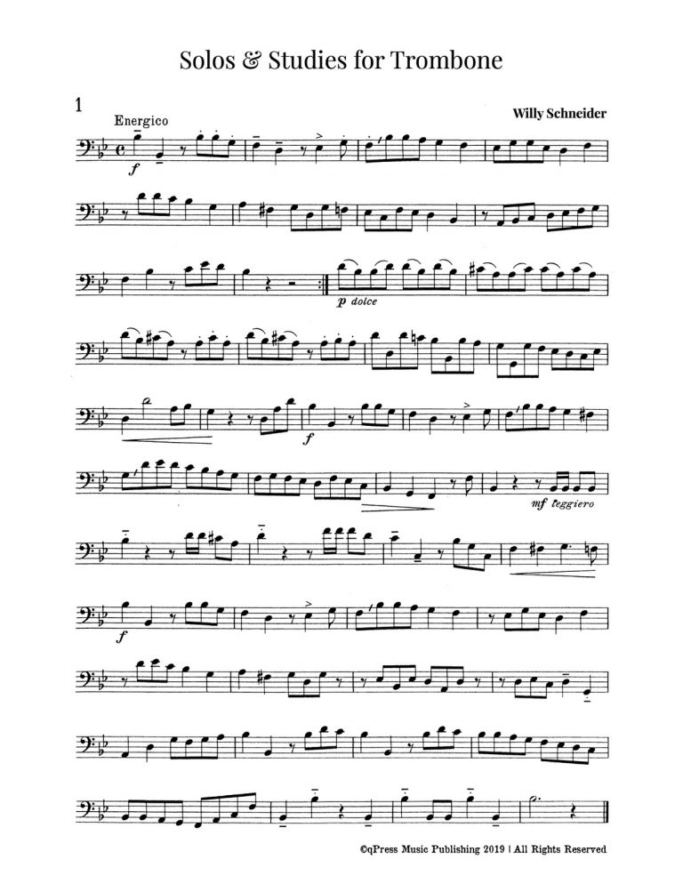 Schneider, Solos & Studies for Trombone-p05