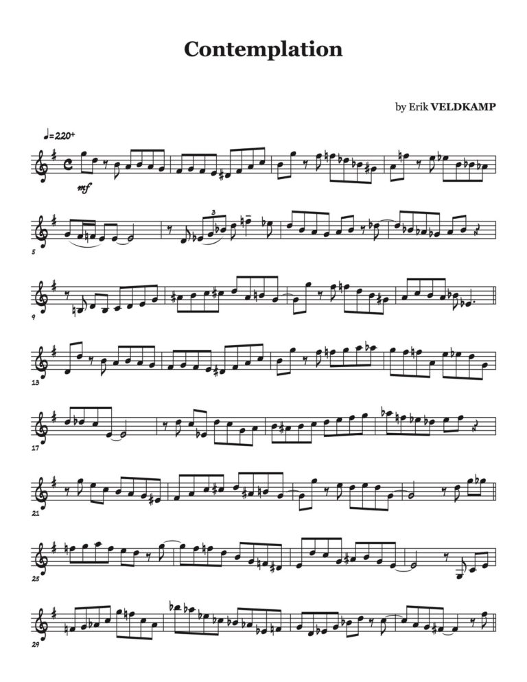 Veldkamp, 16 Swinging Etudes (for the advanced trumpet player)-p07