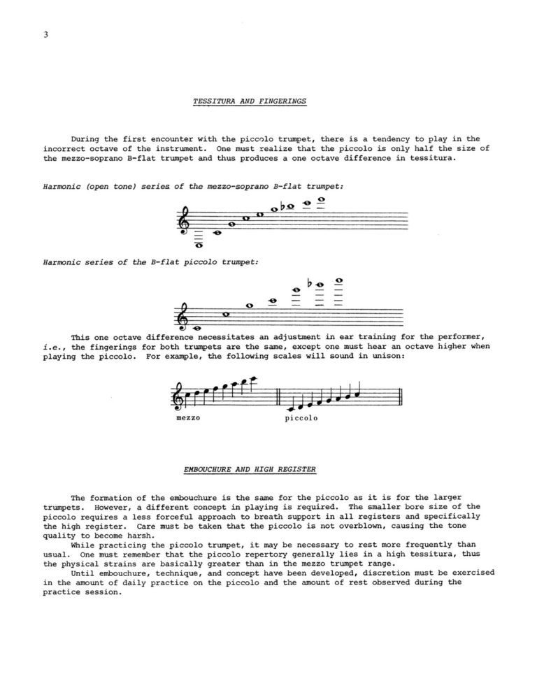 Piccolo Trumpet Duets, Etudes, Excerpts-p07