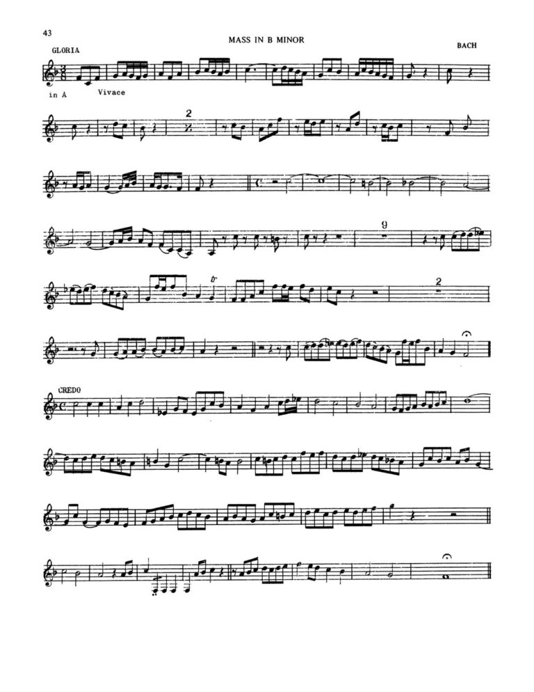 Piccolo Trumpet Duets, Etudes, Excerpts-p47