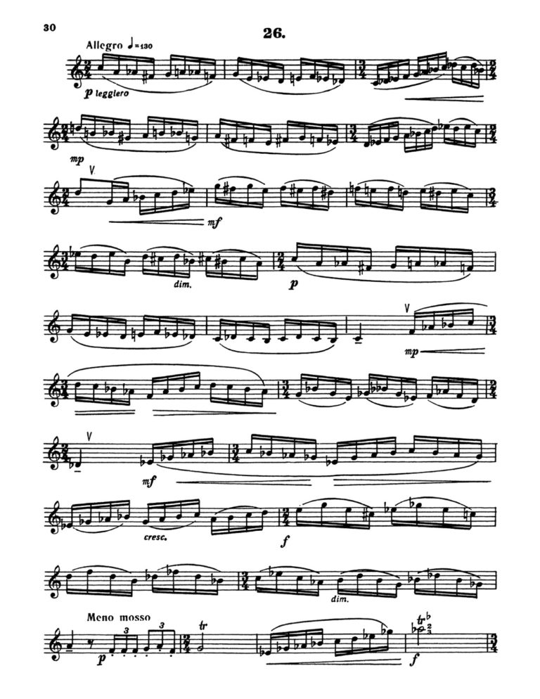 Berdiev, 26 Studies for Trumpet-p30