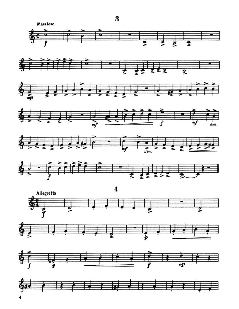 85 Easy Studies for Trumpet Vols.1-2