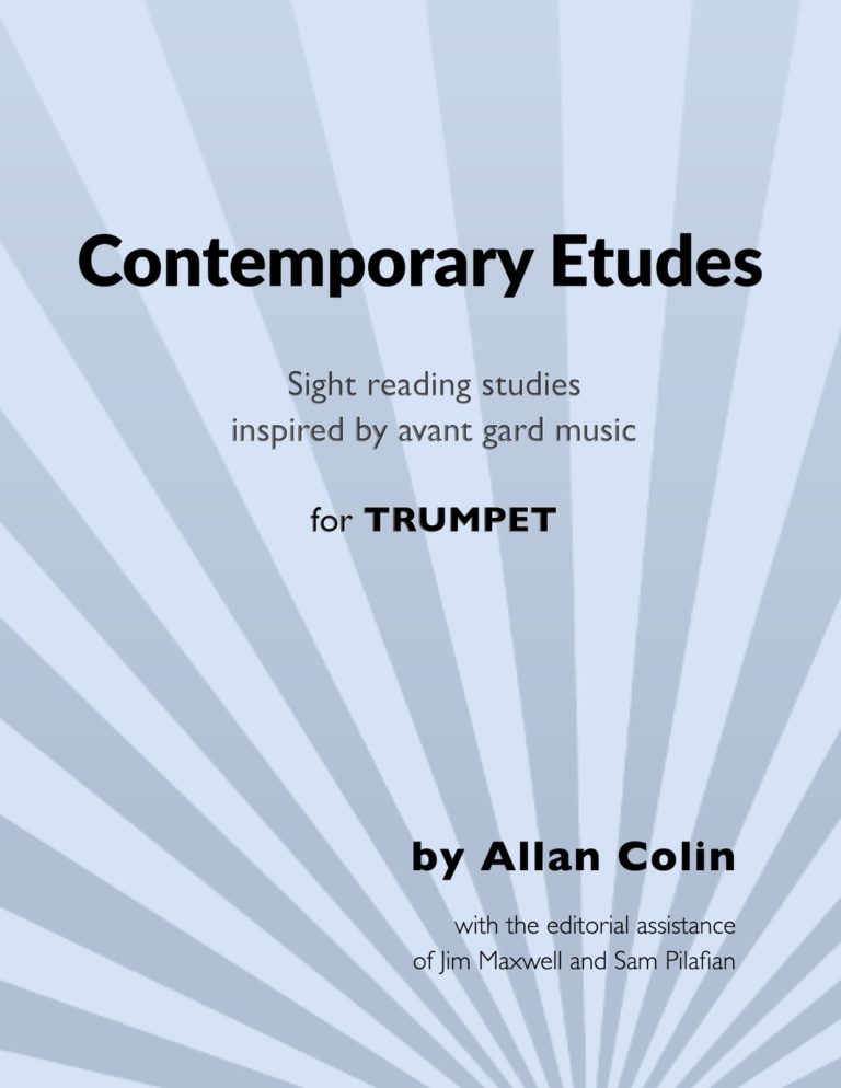 Colin, Allan, Contemporary Etudes for Trumpet-p01