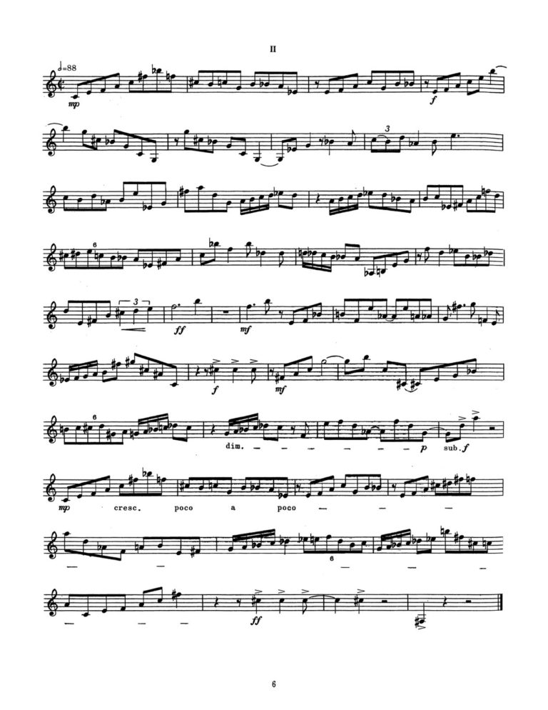 Plog, 16 Contemporary Etudes for Trumpet-p06