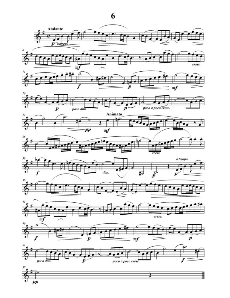 Shchelokov, Vyacheslav, Etudes for Trumpet-p07