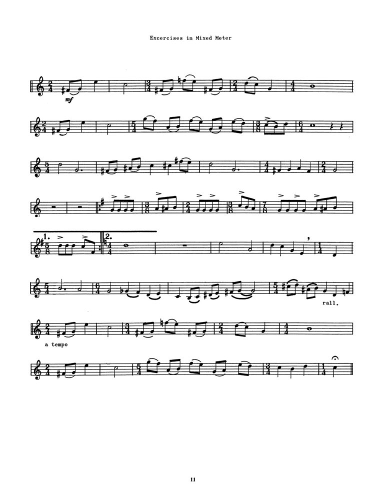 Endsley, Gerald Odd Meter Etudes for Trumpet-p17