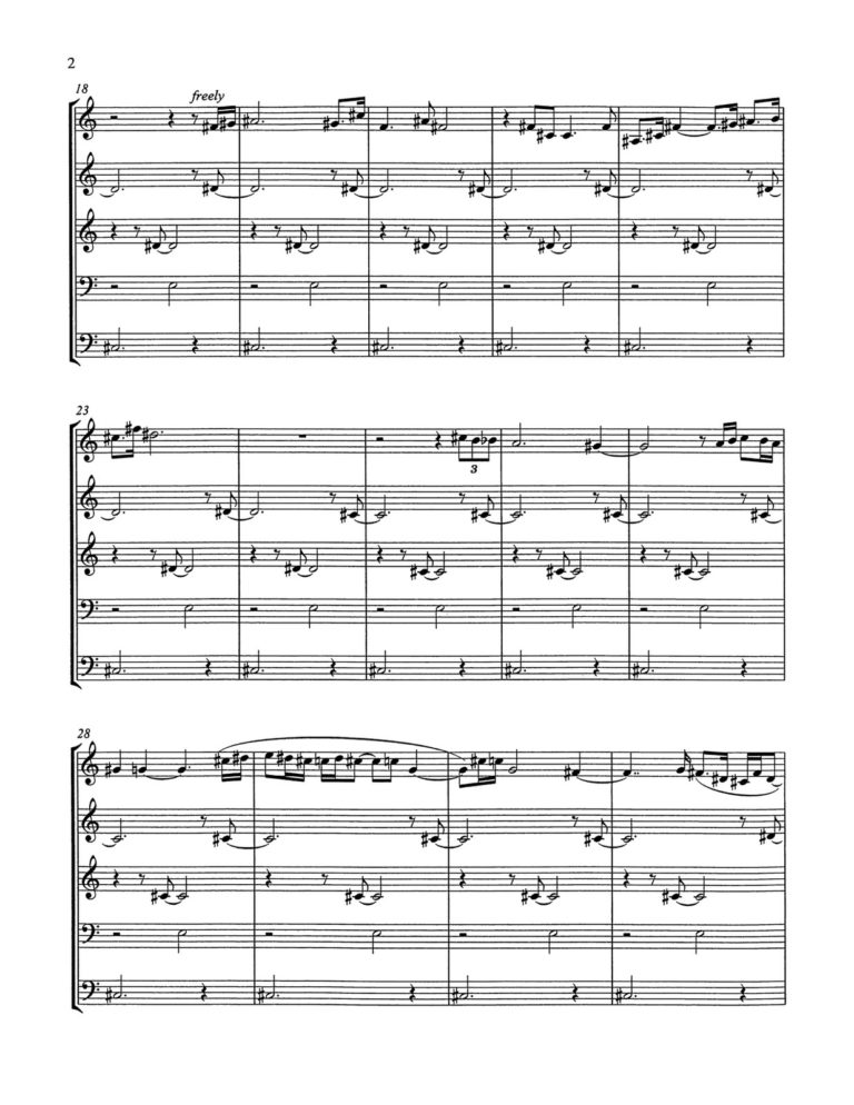Endsley, Marguerite for Brass Quintet-p14