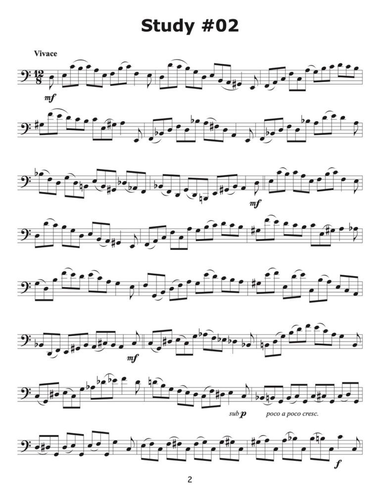 16 Melodic Studies for Tuba-p04