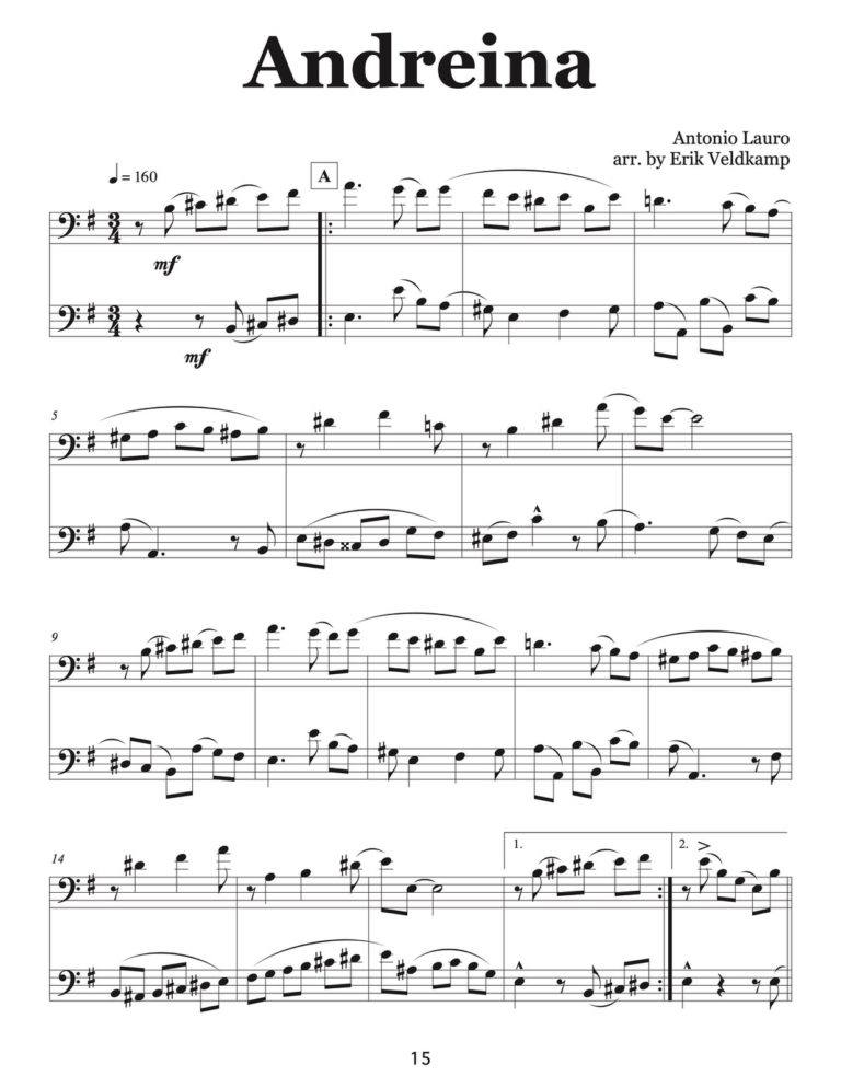 Veldkamp, 16 Venezuelan Waltzes for Trombone-p17
