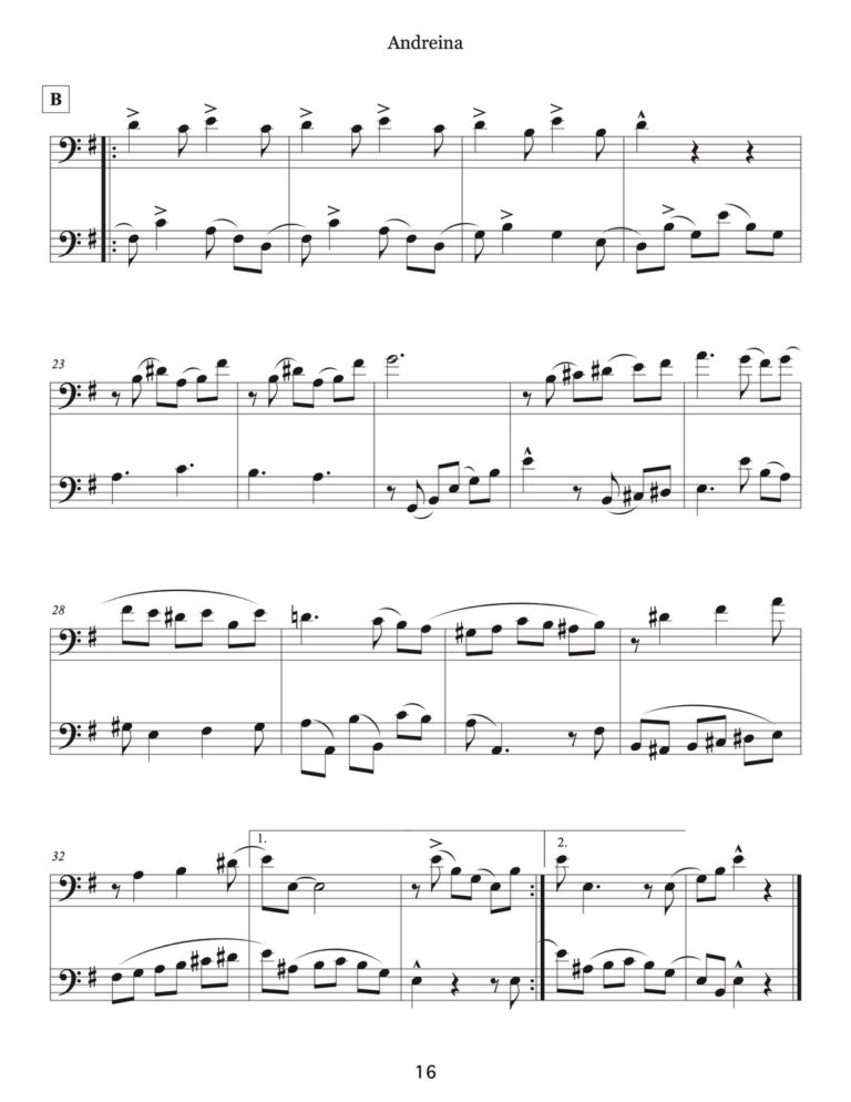 Veldkamp, 16 Venezuelan Waltzes for Trombone-p18