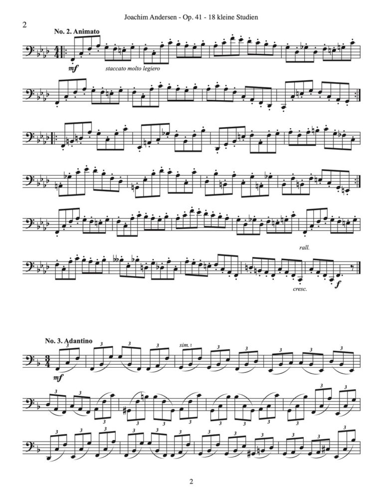 Veldkamp-Andersen, 18 Little Studies for Tuba-p04