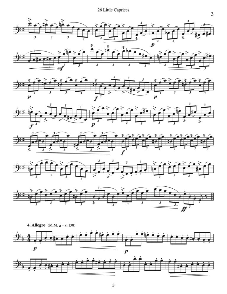26 Little Caprices for Tuba