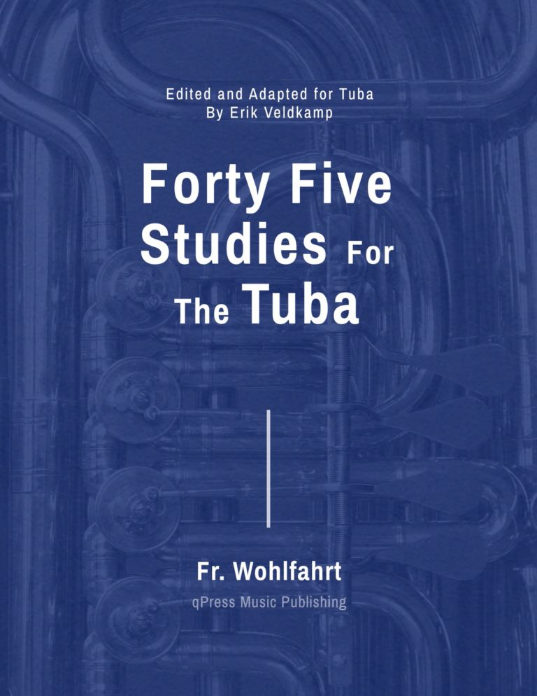 Veldkamp-Wohlfahrt, 45 Studies Op.45 for Tuba-p01