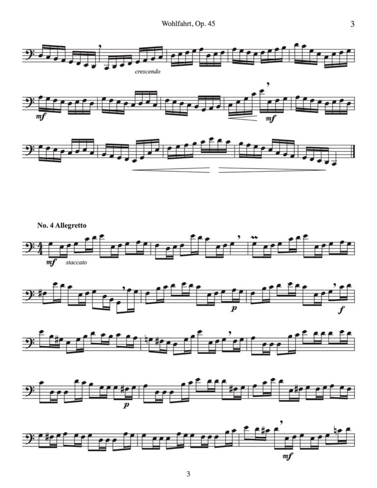 Veldkamp-Wohlfahrt, 45 Studies Op.45 for Tuba-p05