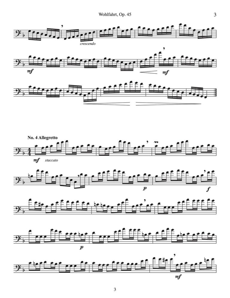 Wohlfahrt-Veldkamp, 45 Studies Op.45 for Tuba-p05