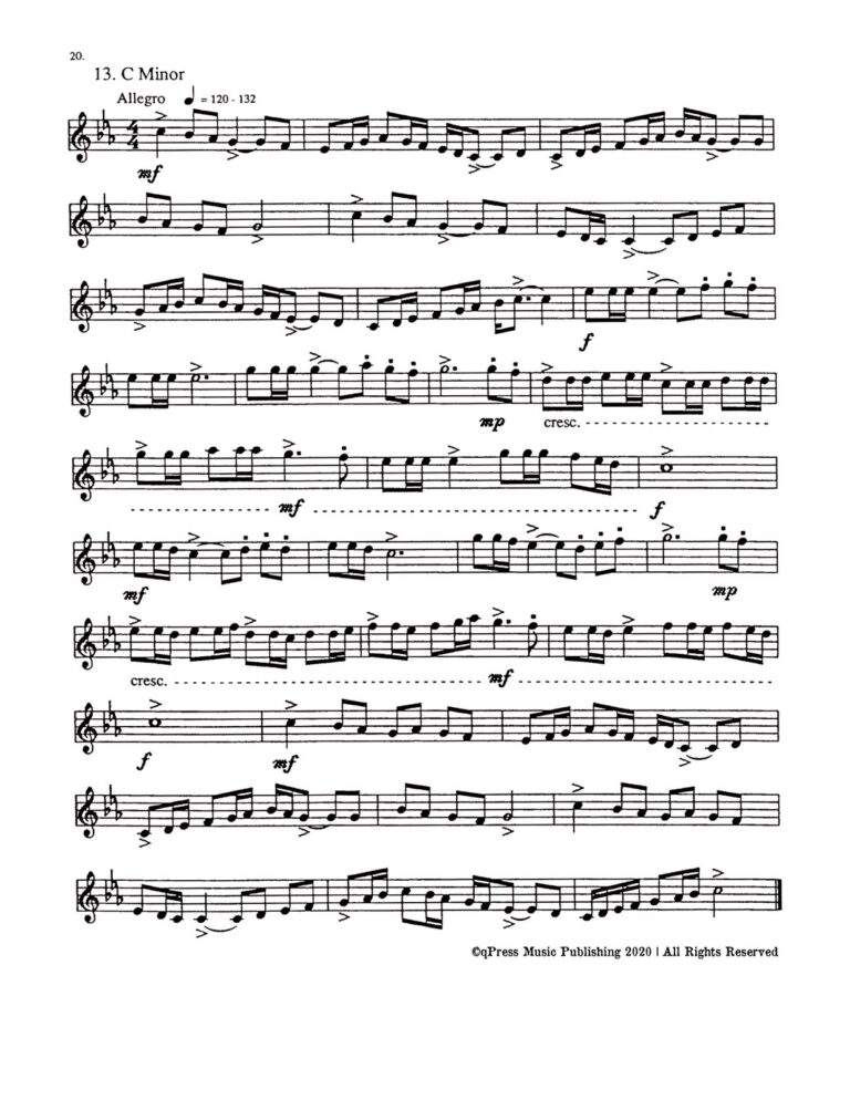 Etudes - Glowaty, 24 Etudes in all Major and Minor Keys for the progressing trumpet player bw-p24