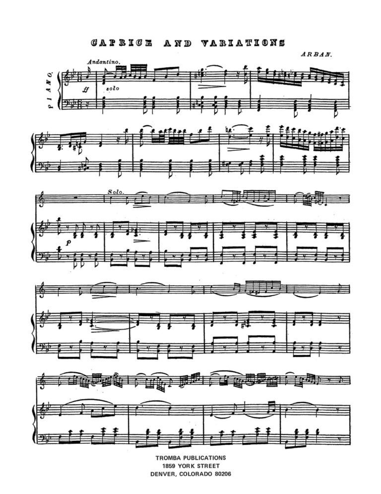 Arban, Caprice and Variations-p05
