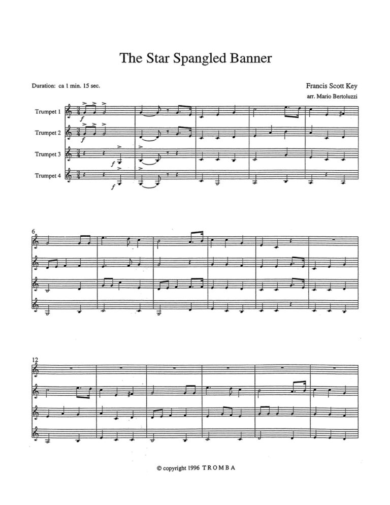 Bertoluzzi, An American Collection for Trumpet Quartet-p19