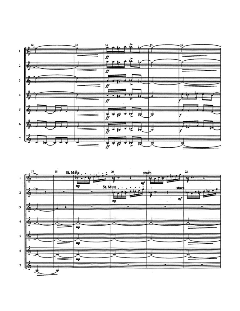 (Chamber) Delinger, Fanfare for Seven N.Y. Bach Trumpets-p18