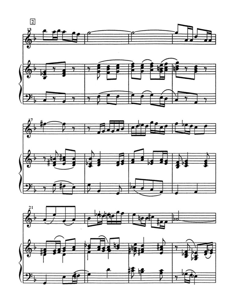 DiJulio, Four Sketches for Trumpet and Piano-p20