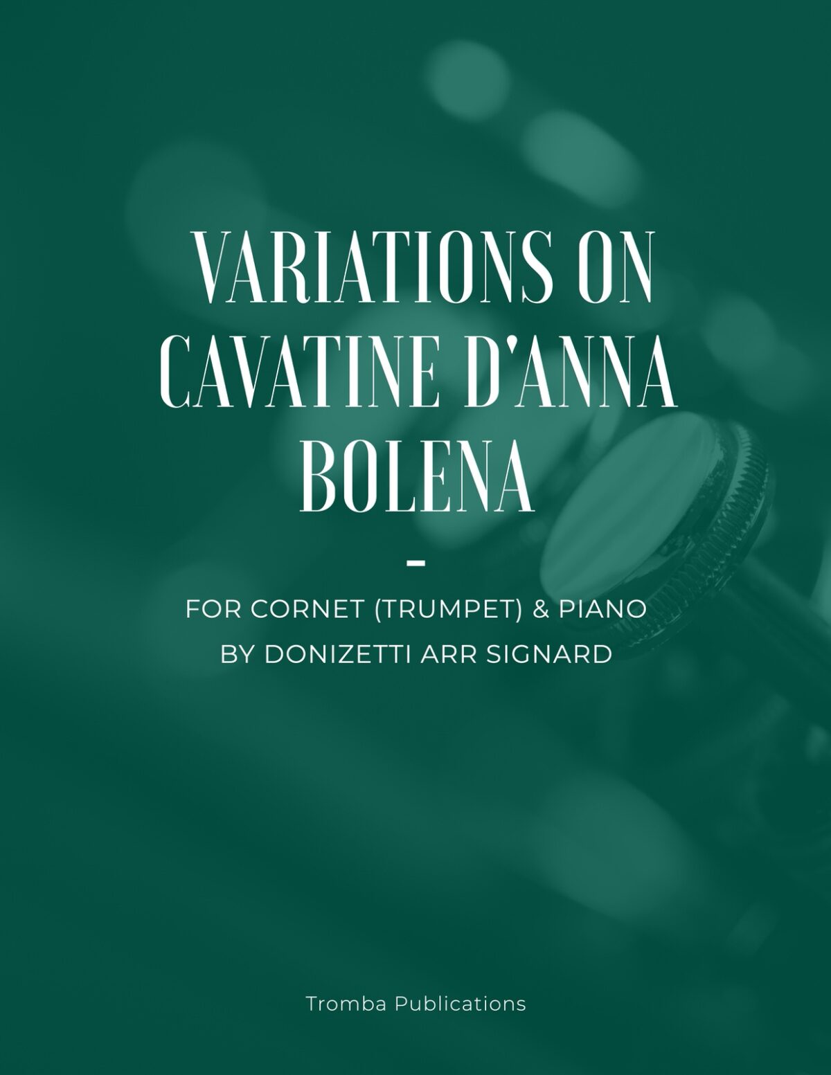 Donizetti arr. Signard, Variations on Cavatine d'Anna Bolena for Trumpet and Piano-p1