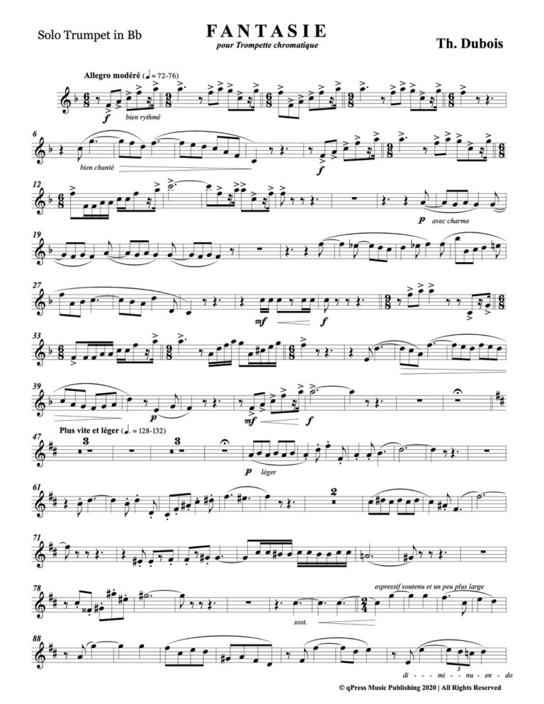 Dubois, Fantasie for Trumpet and Wind Ensemble-p05