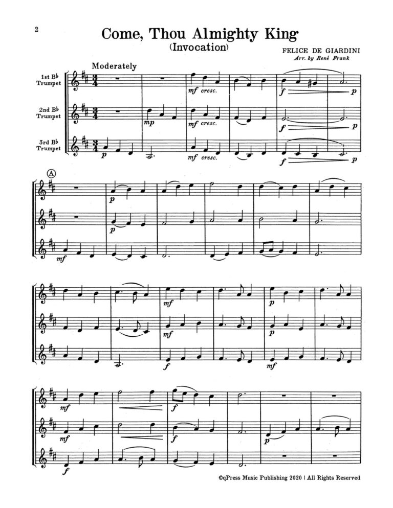 Voice of Trumpets (Hymn Fantasies for Three Instruments)