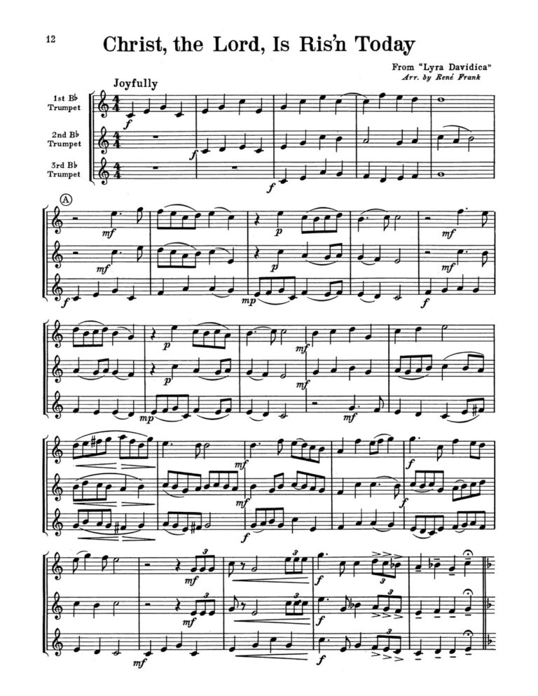 Frank, Voice of Trumpets, Hymn Fantasies for Three Instruments-p16