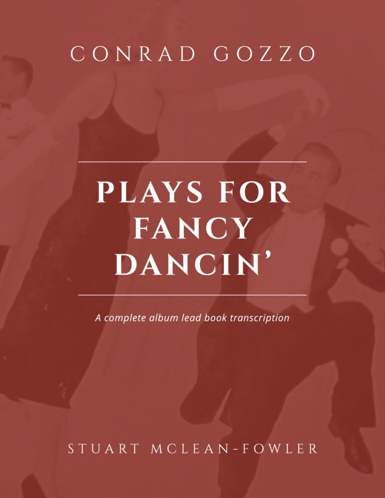 Gozzo, Plays for Fancy Dancin' (Lead Book)-p01