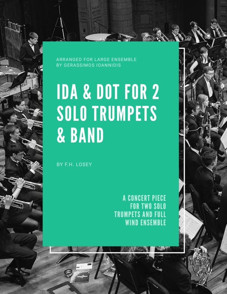 Losey, Ida & Dot for 2 Solo Trumpets and Band-p01