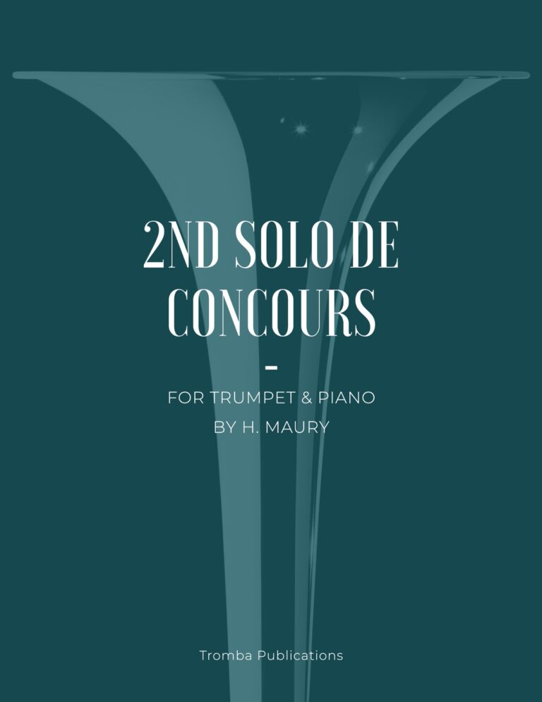 Maury, 2nd Solo de Concours for Trumpet and Piano-p01