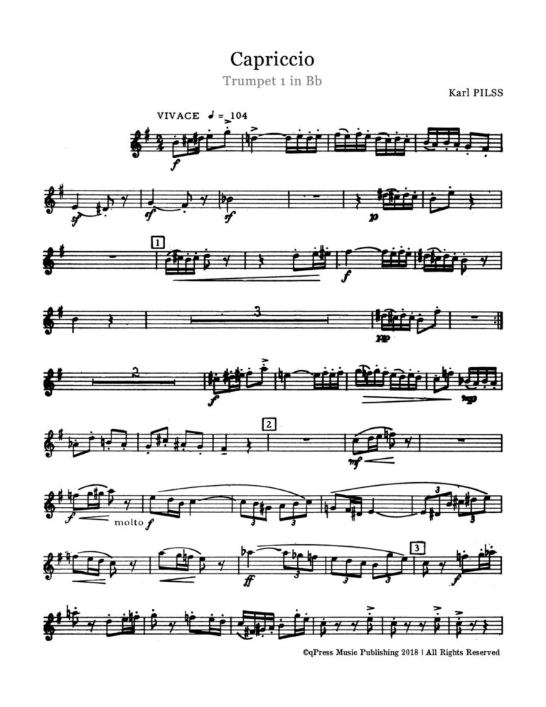 Pilss, Capriccio for Brass Quintet-p02