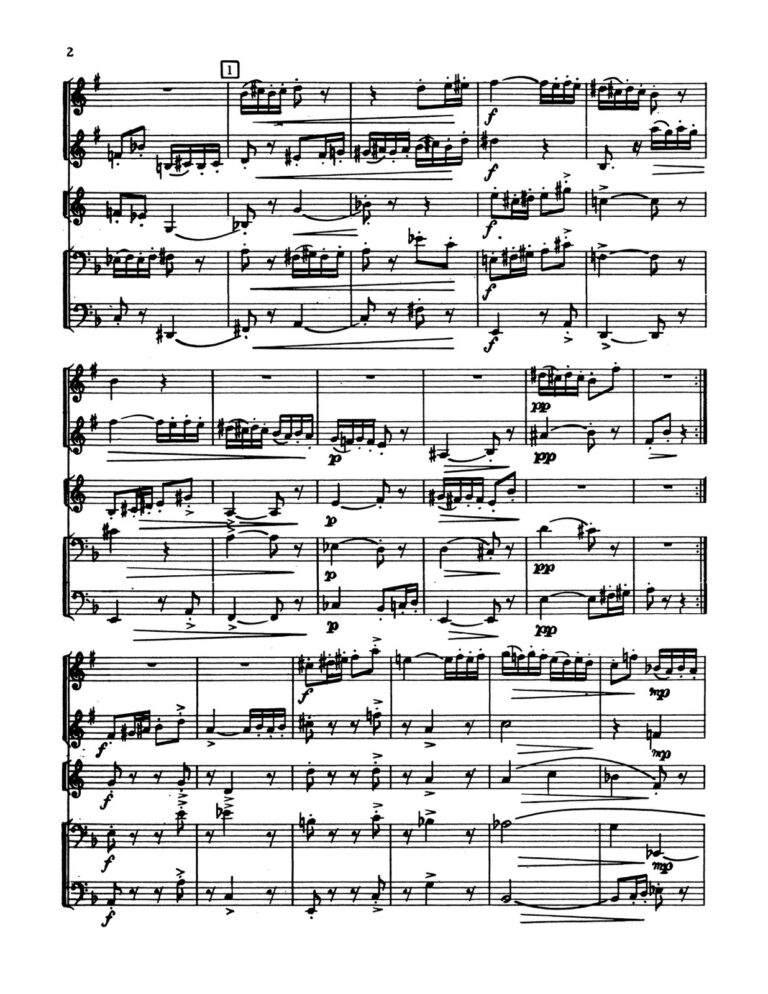 Pilss, Capriccio for Brass Quintet-p28
