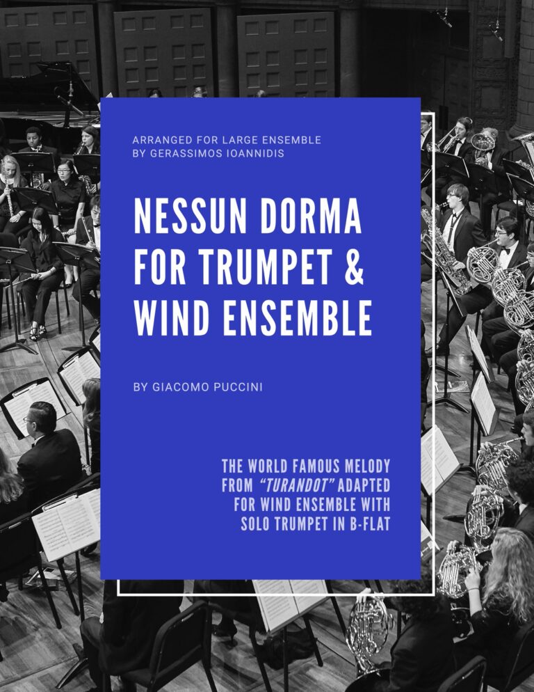 Puccini, Nessun Dorma for Trumpet and Wind Ensemble-p01