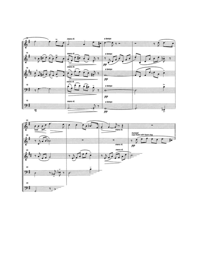 Puccini arr. (Quintet) Nessun Dorma from TurandotNorthcut-p15-p1-1