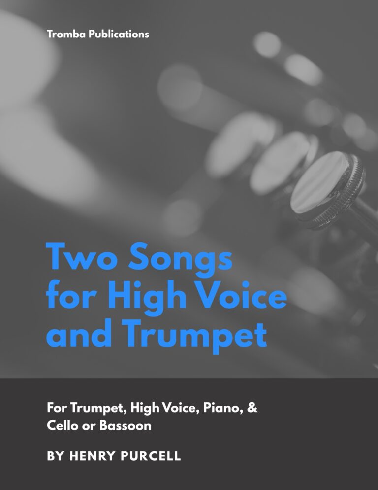 Purcell, Two Songs for High Voice and Trumpet-p01