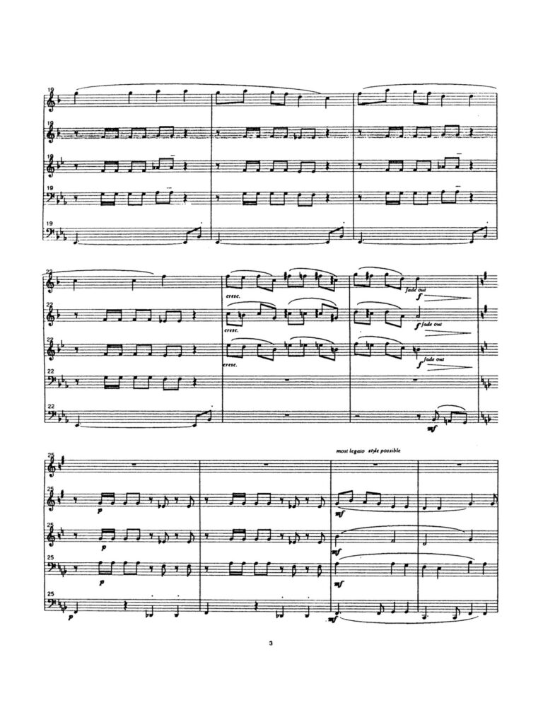 Rhea, Suite for Brass Quintet-p41