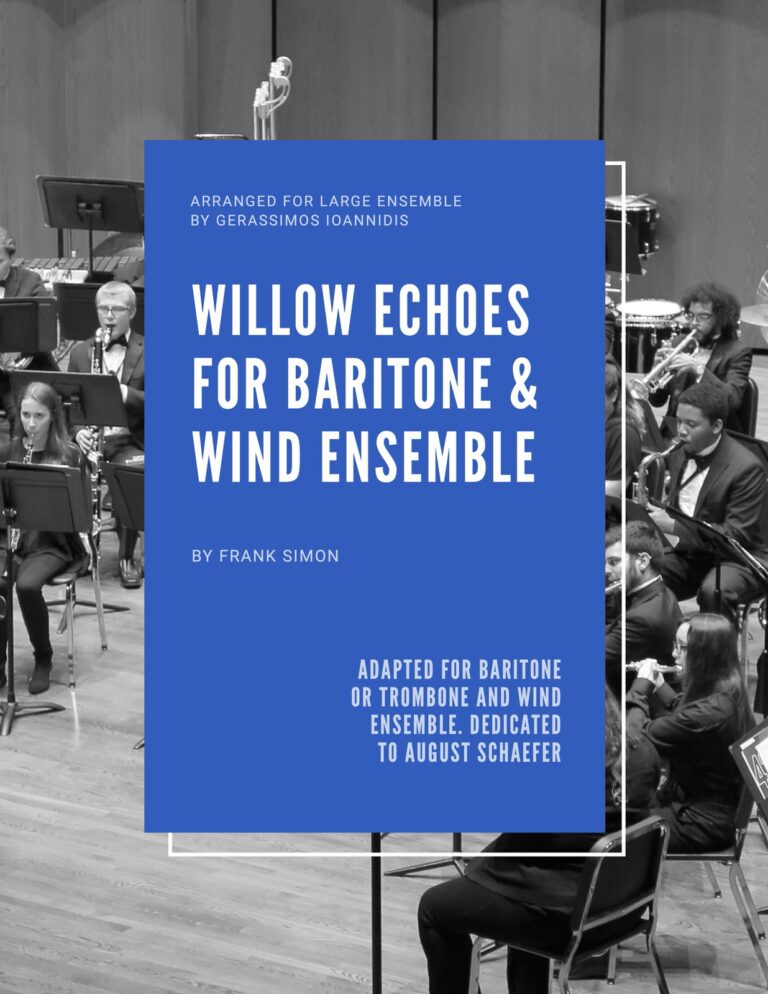 Simon, Willow Echoes for Baritone or Trombone and Wind Ensemble-p01