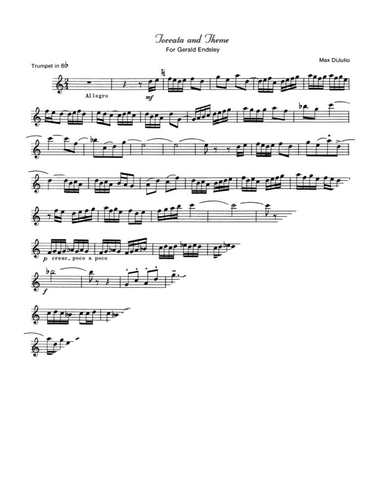 (Solo) DiJulio, Toccata and Theme for Trumpet and Piano-p03