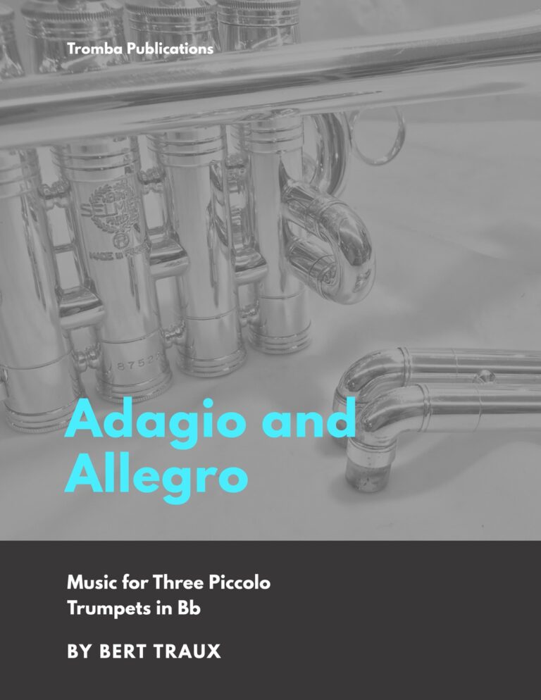 Traux, Adagio and Allegro for 3 Piccolo Trumpets-p1