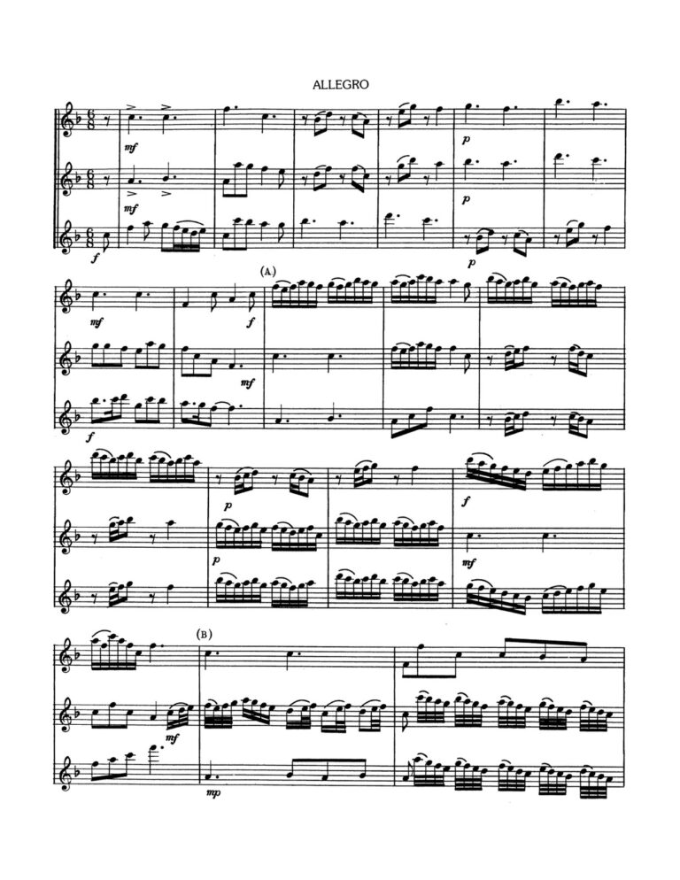 Traux, Adagio and Allegro for 3 Piccolo Trumpets-p5