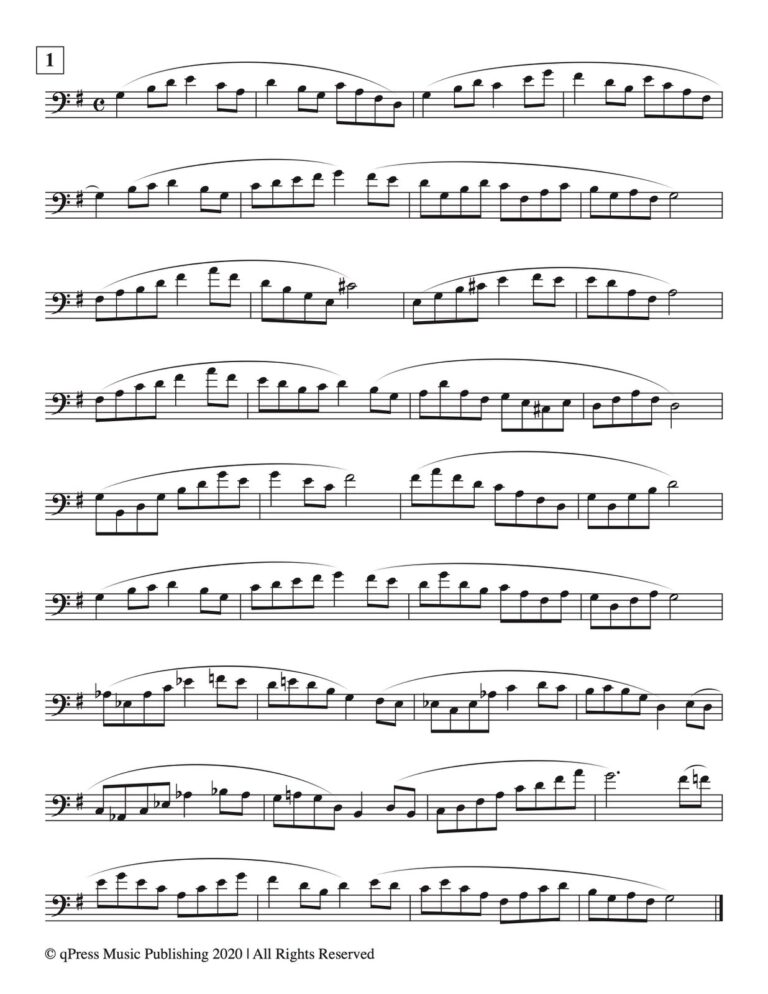 Veldkamp, 24 High Range Studies for Trombone-p03