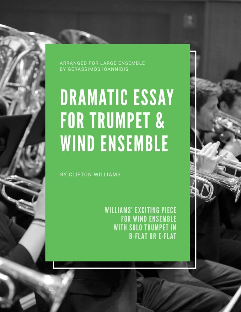 Williams, Dramatic Essay for Trumpet and Wind Ensemble-p01