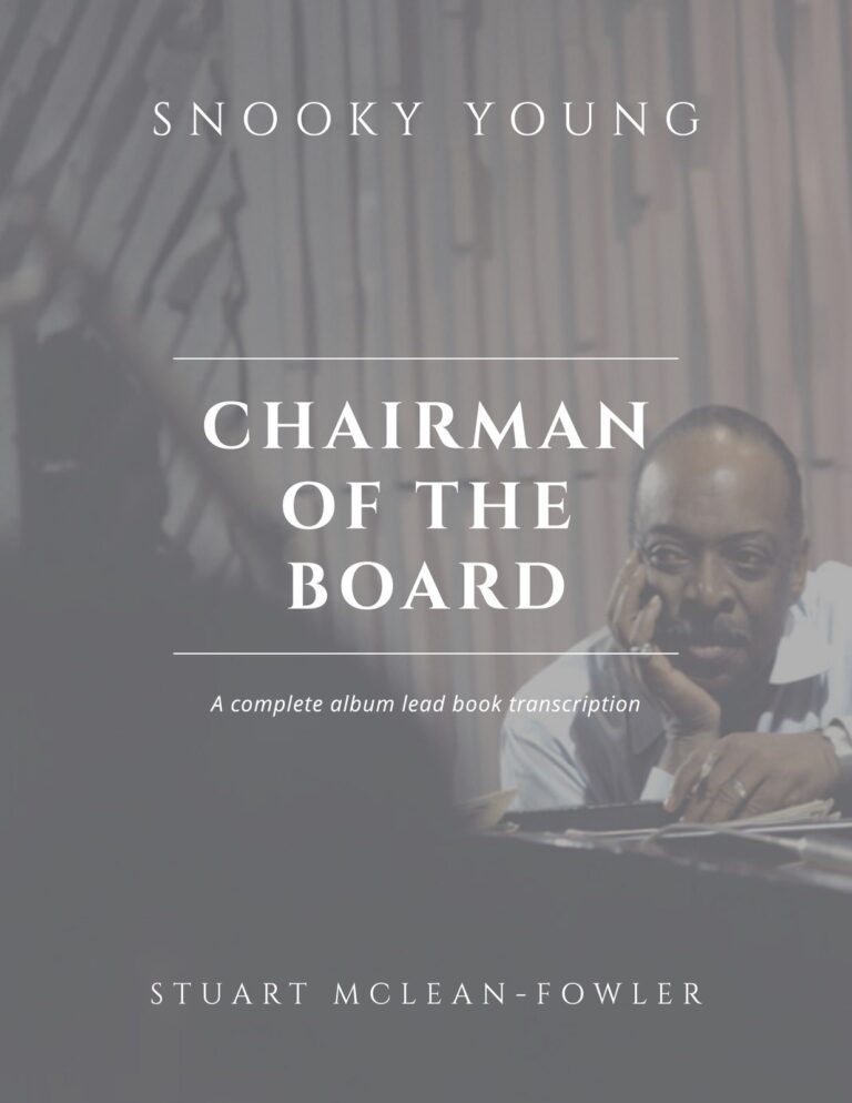 Chairman of the Board (Lead Book Transcription) by Young, Snooky 