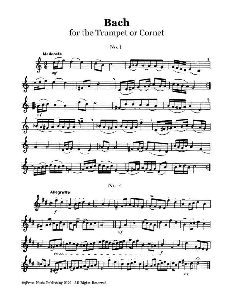 Bach-Gisondi, Bach for the Trumpet or Cornet-p05