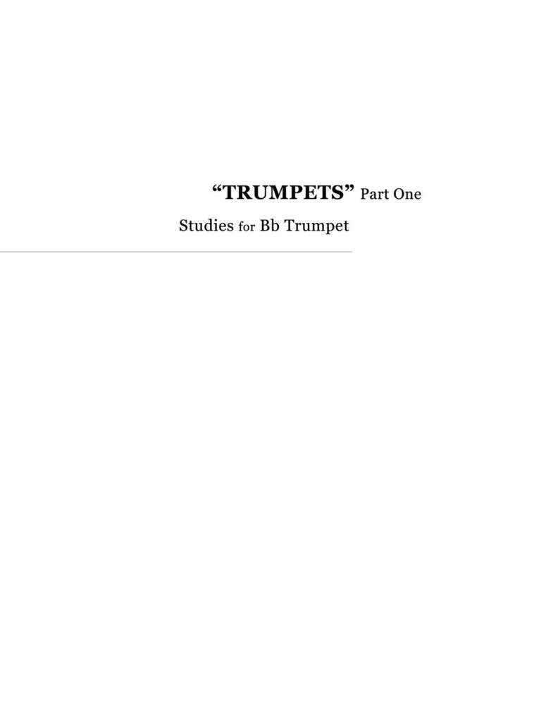 Broiles, Trumpets Studies for Bb and D Trumpet-p005