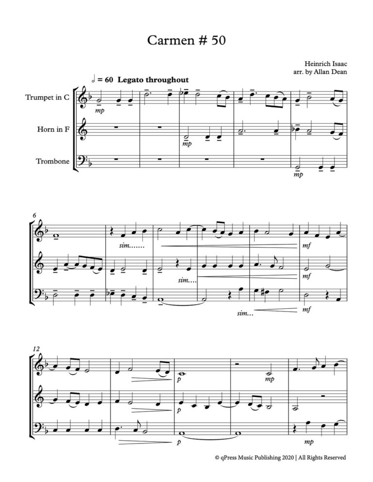 Dean, Music of Isaac (Score & Parts)-p02