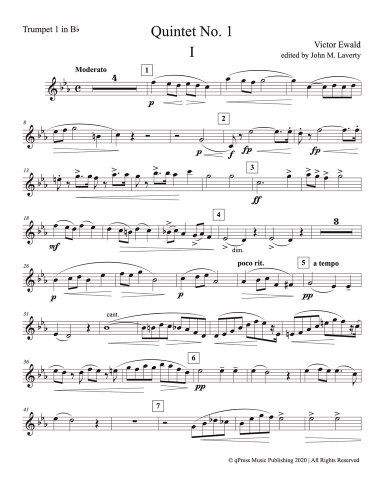 Ewald, Quintet No.1 (Score & Parts)-p25