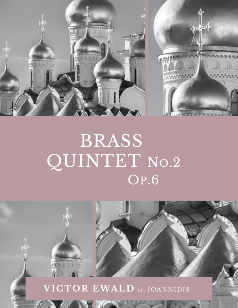 Ewald, Quintet No.2 (Score & Parts)-p001